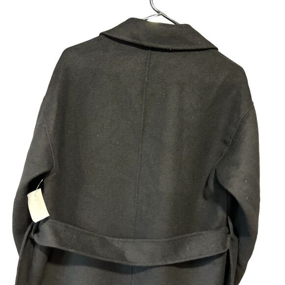 REVOLVE REISS Olive Wool-blend Coat in Black Size 4 - Picture 8 of 12